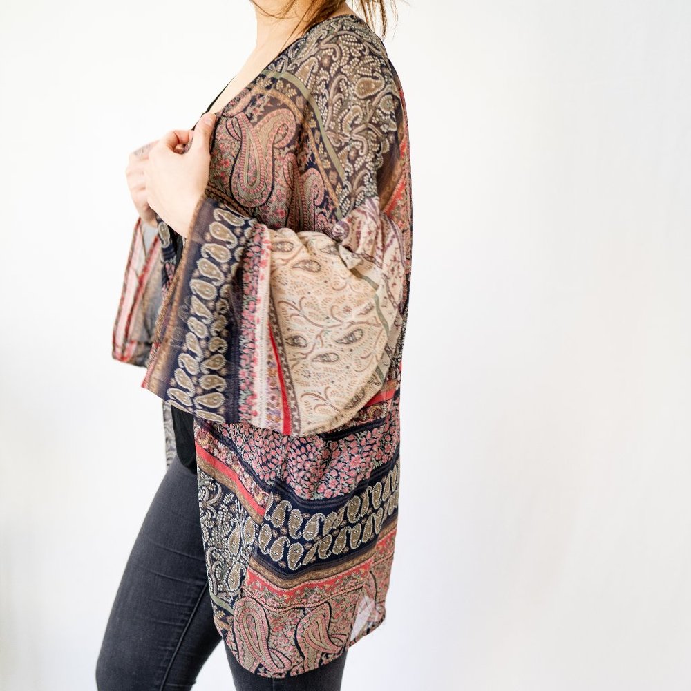 Audrey 3+1 Kimono Cardigan Sweater